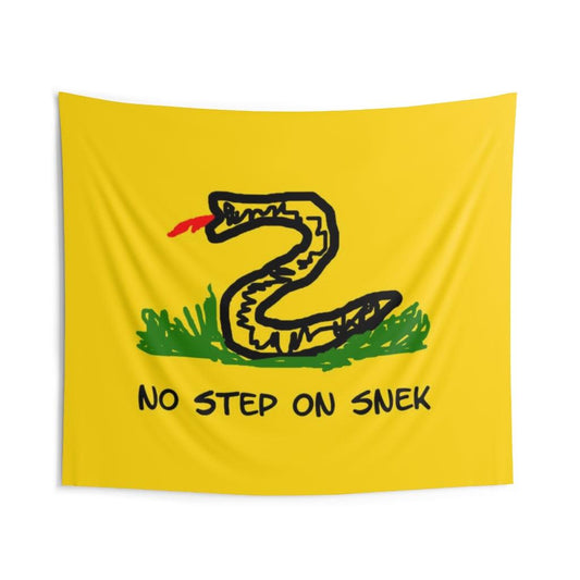 No Step On Snek Wall Tapestry - Art Unlimited