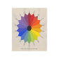 Vintage Color Wheel Scale Of Normal Colors And Their Hues Print Poster - Art Unlimited