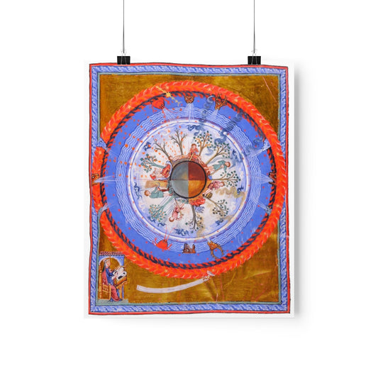 Hildegard Of Bingen Cosmos, Body, And Soul Print Poster