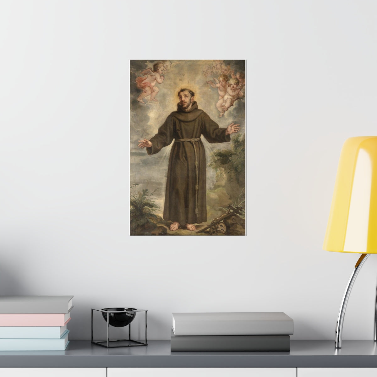 Saint Francis Of Assisi Philip Fruytiers Print Poster