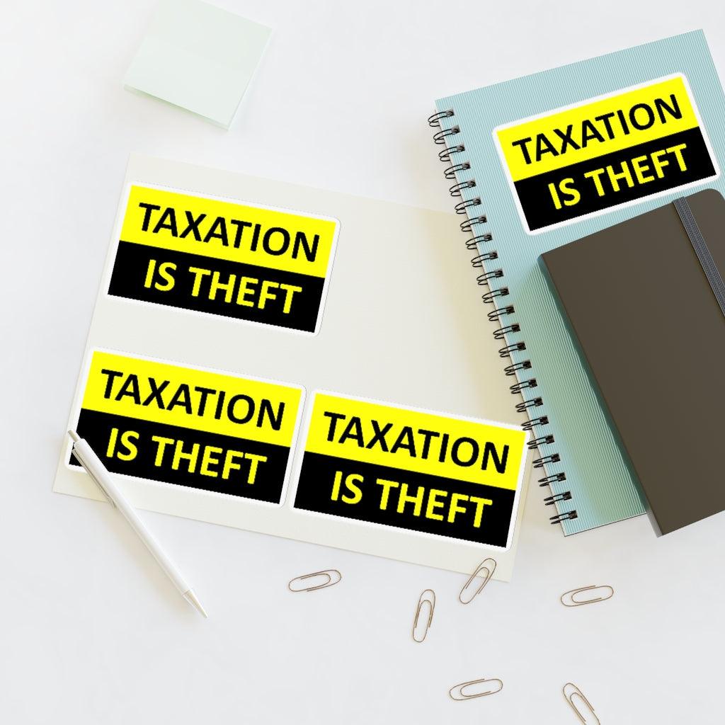 Taxation Is Theft Sticker Sticker Sheet - Art Unlimited
