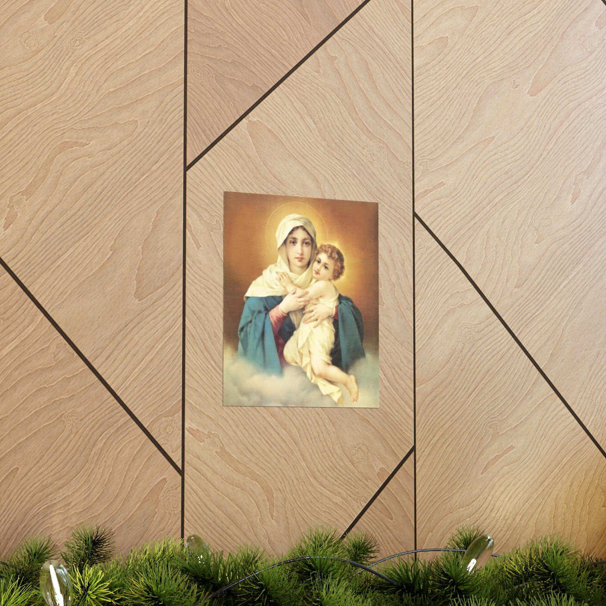 Our Lady of Grace Memorare Print Poster