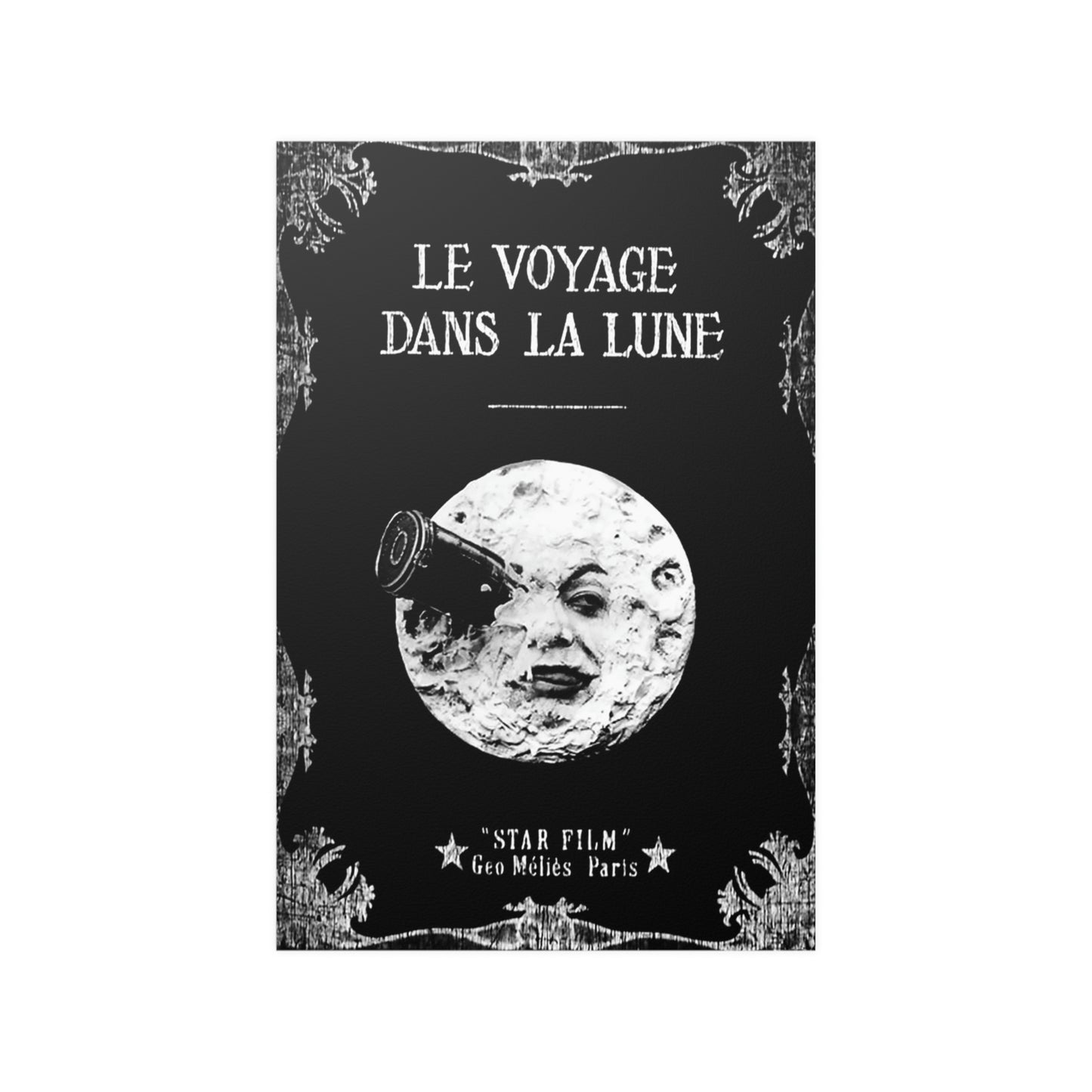 A Trip To The Moon Le Voyage Print Poster