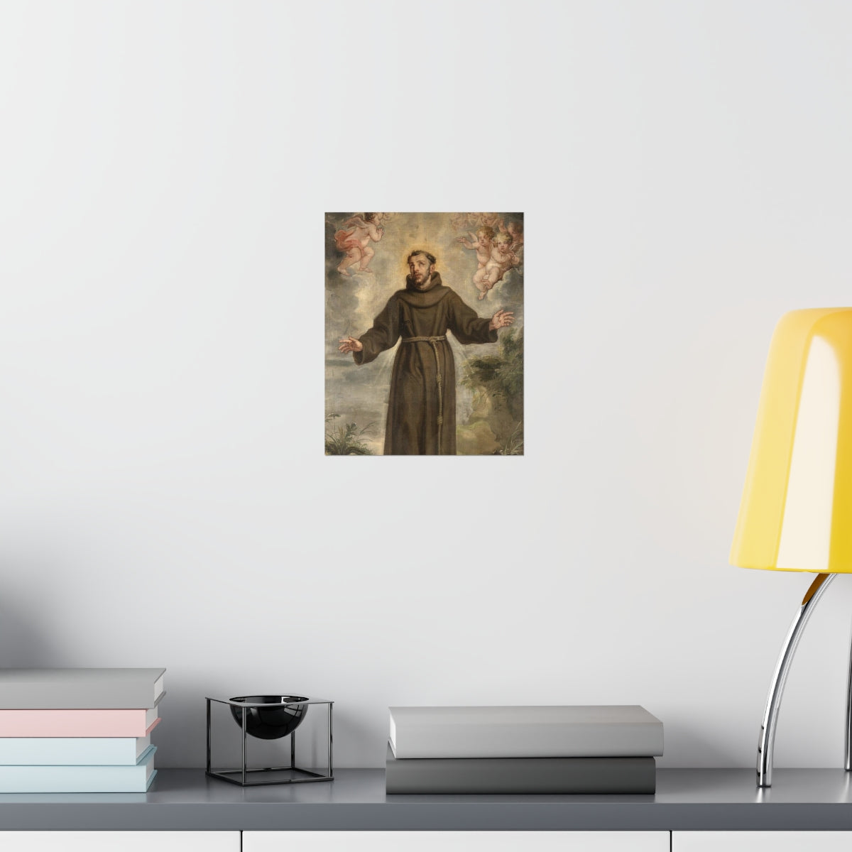 Saint Francis Of Assisi Philip Fruytiers Print Poster