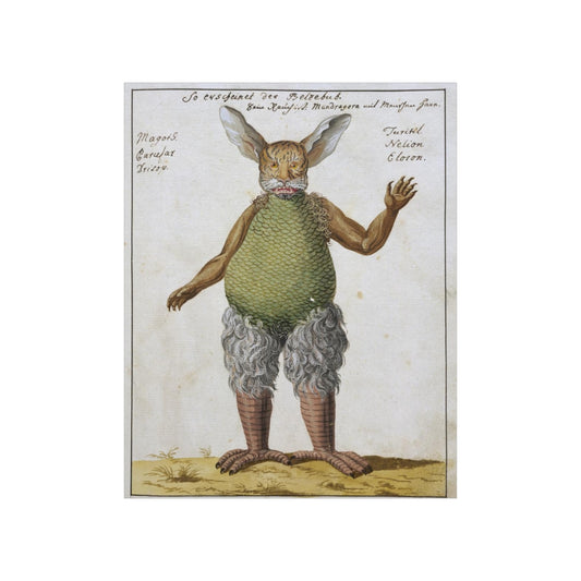 Beelzebub - Compendium Rarissimum Occult Art 1792 Print Poster