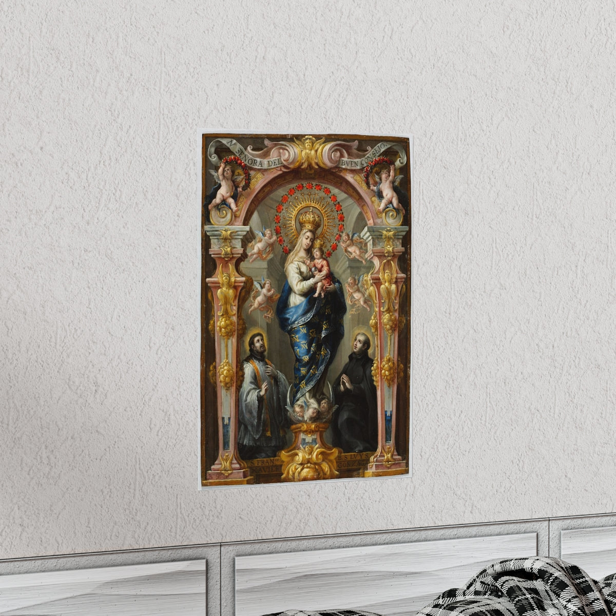 Our Lady Of Good Counsel Bartolome Perez Print Poster