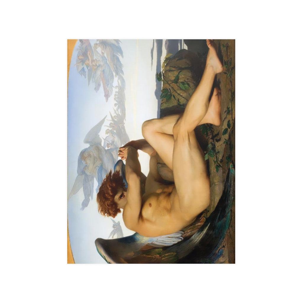 Fallen Angel Alexandre Cabanel Original Print Poster - Art Unlimited