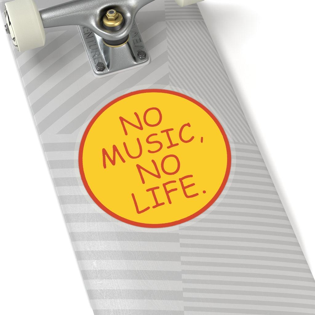 No Music No Life Sticker - Art Unlimited