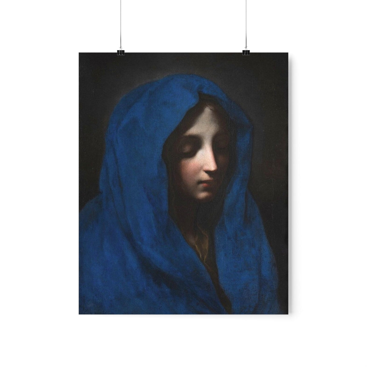 Blue Madonna Carlo Dolci Print Poster