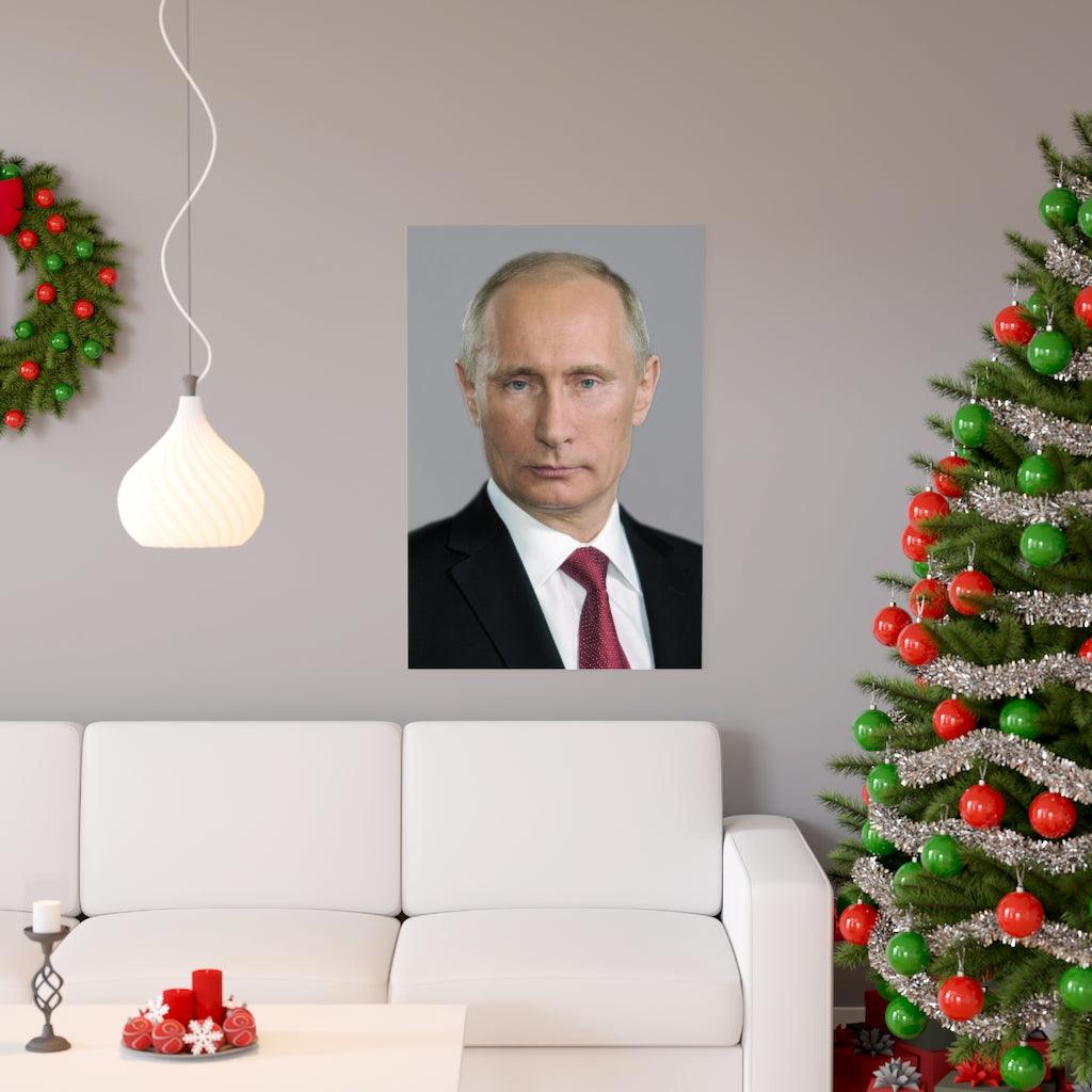 Vladimir Putin Portrait Print Poster - Art Unlimited