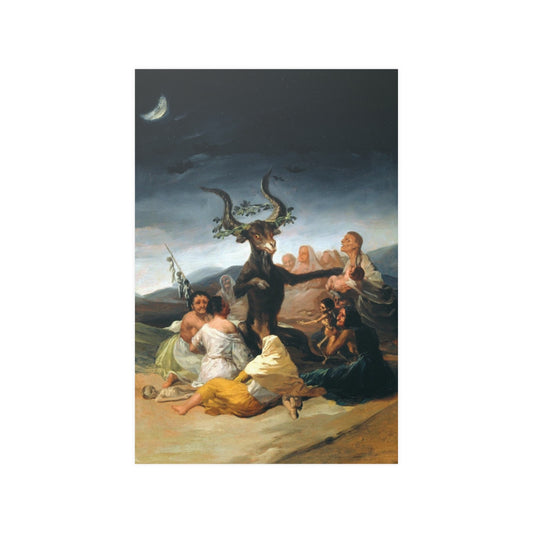 Witches Of Sabbath Francisco Goya Print Poster