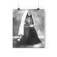 Saint Bernadette With Rosary 1861 Print Poster