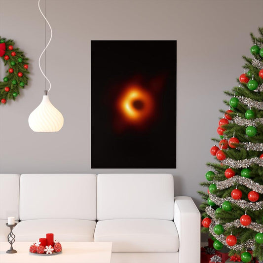 First Photo of Messier 87 Print Poster - Art Unlimited