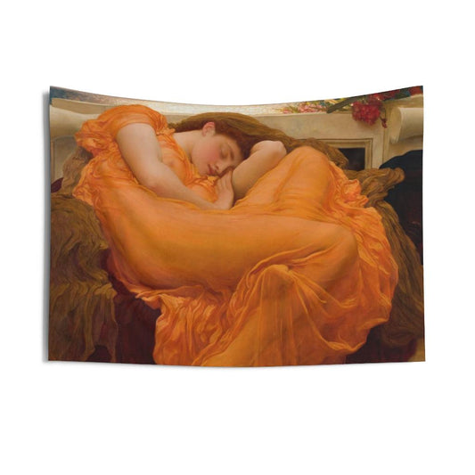 Flaming June By Frederic Leighton Wall Tapestry - Art Unlimited