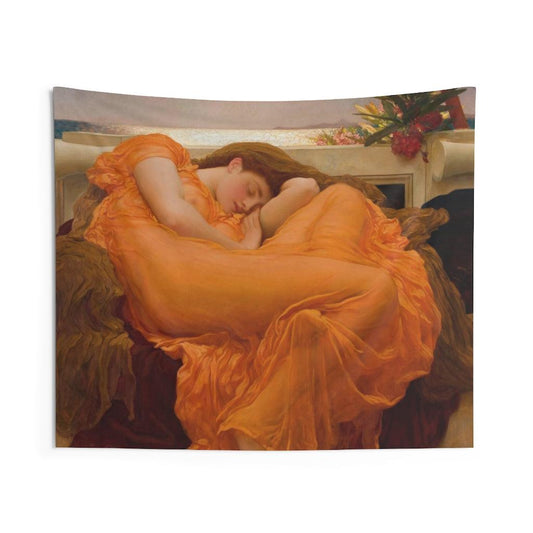 Flaming June By Frederic Leighton Wall Tapestry - Art Unlimited