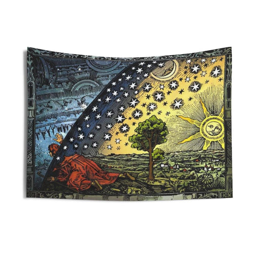 Flammarion Engraving Wall Tapestry - Art Unlimited