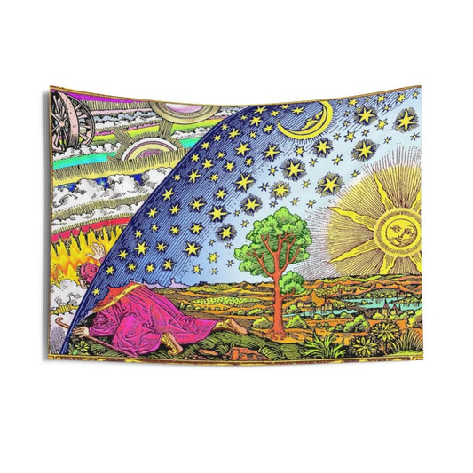 Flammarion Engraving Wall Tapestry - Art Unlimited