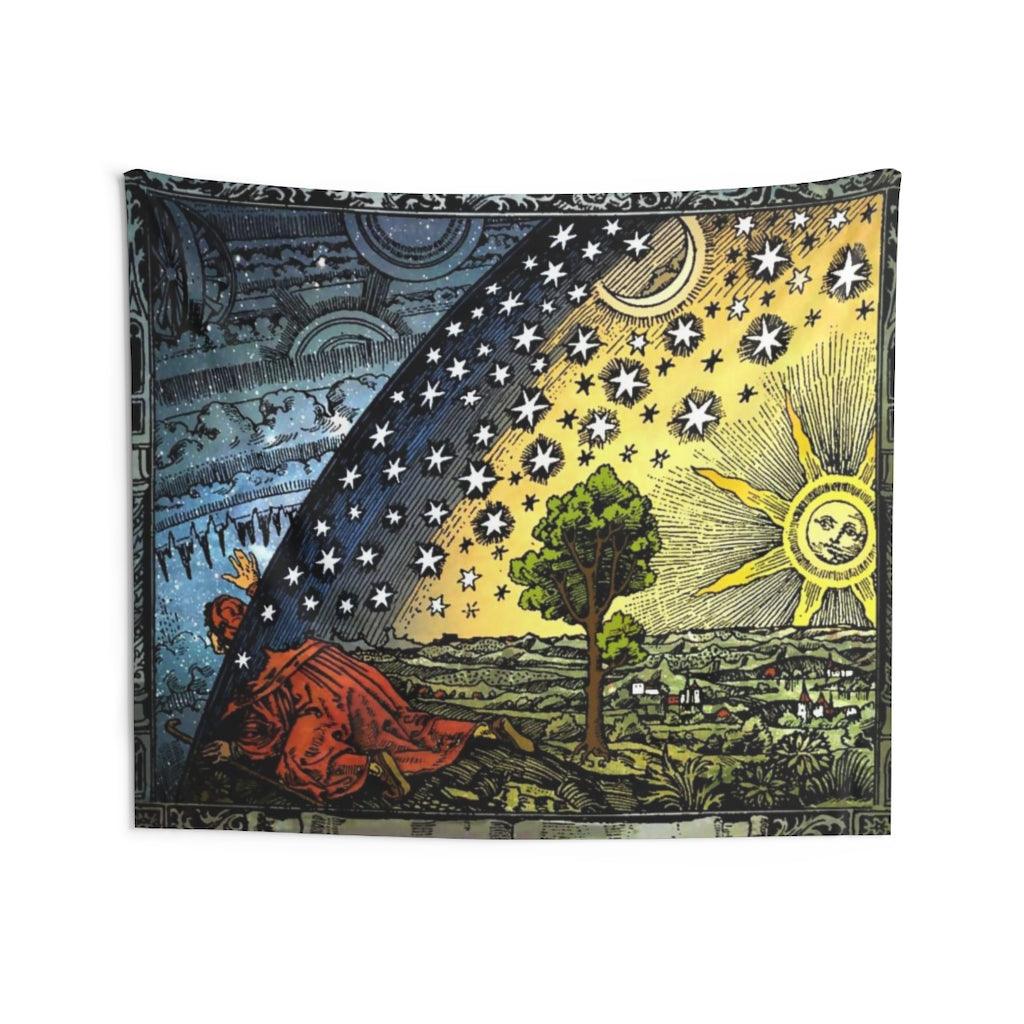 Flammarion Engraving Wall Tapestry - Art Unlimited