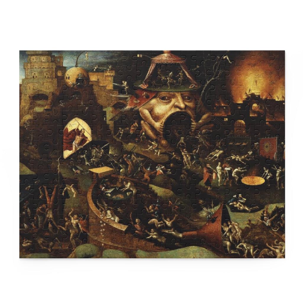 Follower Of Christ Hieronymus Bosch Christ In Limbo 1575 Puzzle (120, 252, 500-Piece) - Art Unlimited