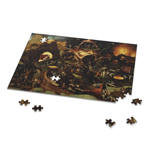 Follower Of Christ Hieronymus Bosch Christ In Limbo 1575 Puzzle (120, 252, 500-Piece) - Art Unlimited