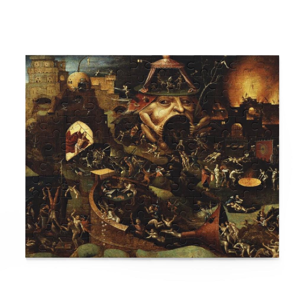 Follower Of Christ Hieronymus Bosch Christ In Limbo 1575 Puzzle (120, 252, 500-Piece) - Art Unlimited