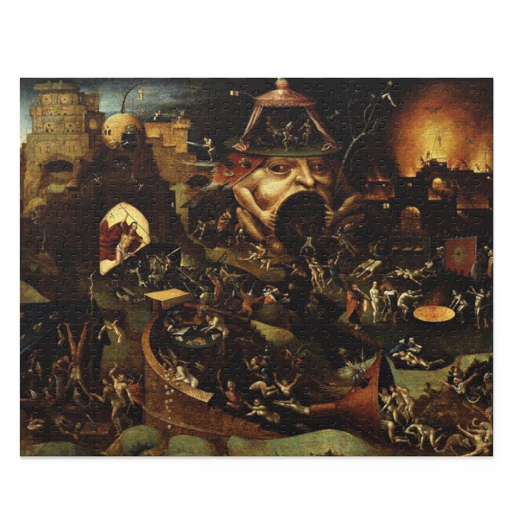 Follower Of Christ Hieronymus Bosch Christ In Limbo 1575 Puzzle (120, 252, 500-Piece) - Art Unlimited