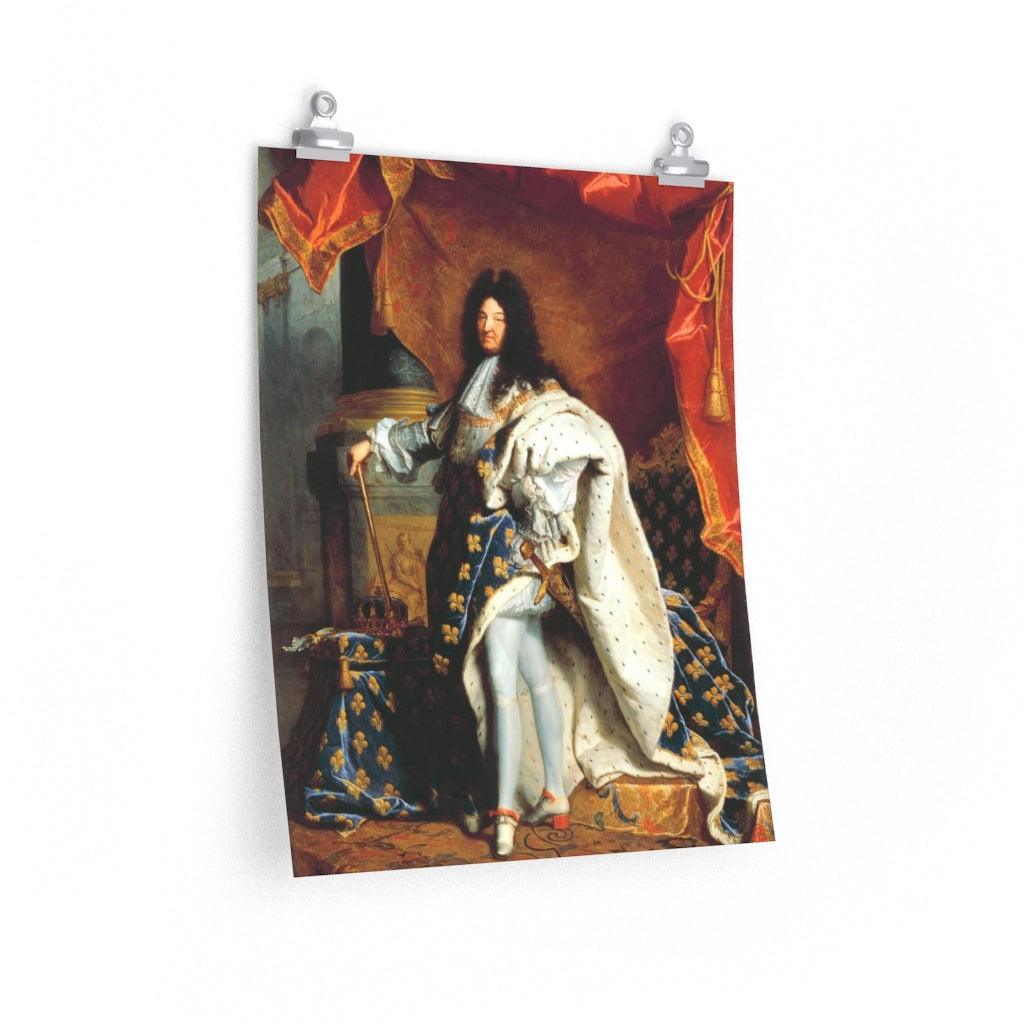 Francois Rigaud - Portrait Of Louis XIV Of France Print Poster - Art Unlimited