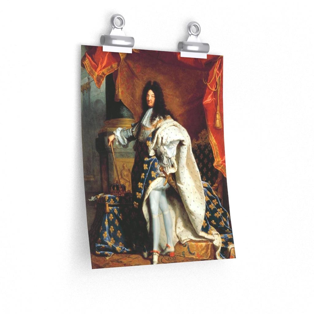 Francois Rigaud - Portrait Of Louis XIV Of France Print Poster - Art Unlimited