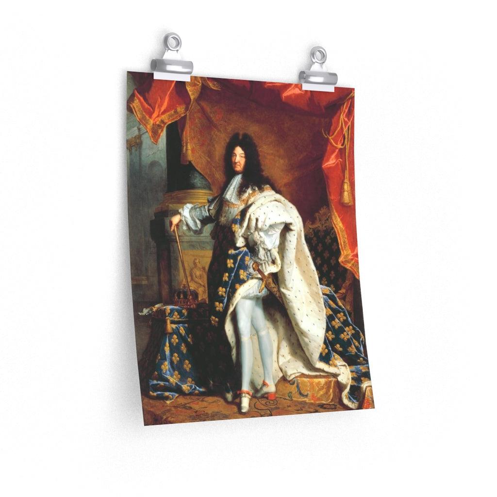 Francois Rigaud - Portrait Of Louis XIV Of France Print Poster - Art Unlimited