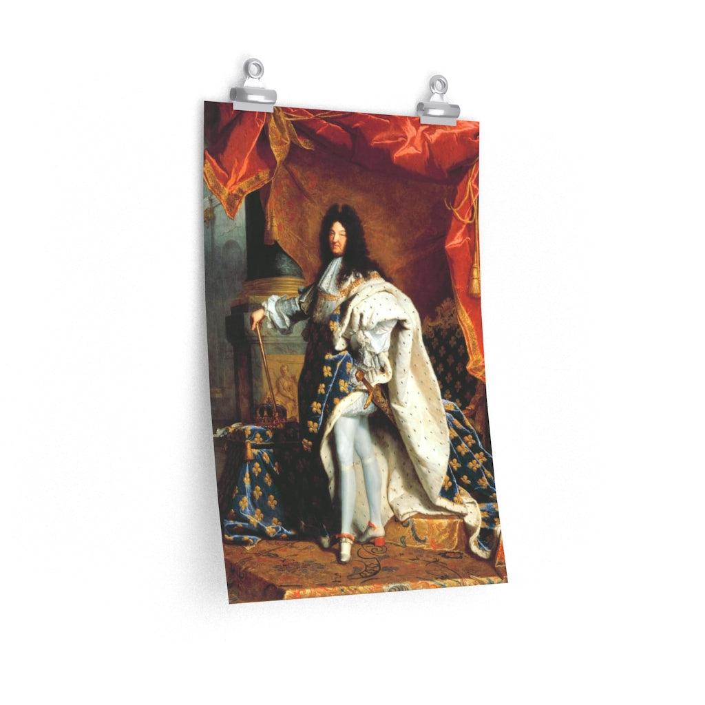 Francois Rigaud - Portrait Of Louis XIV Of France Print Poster - Art Unlimited