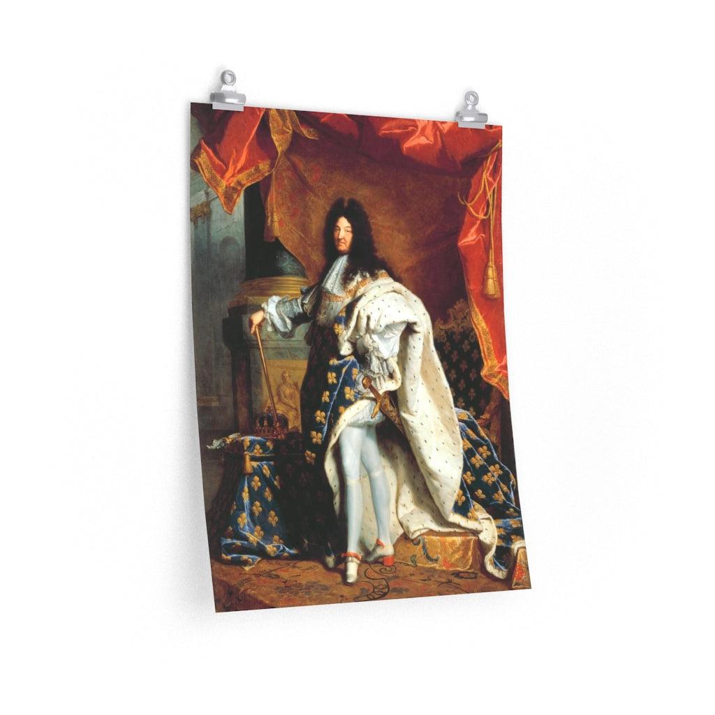 Francois Rigaud - Portrait Of Louis XIV Of France Print Poster - Art Unlimited