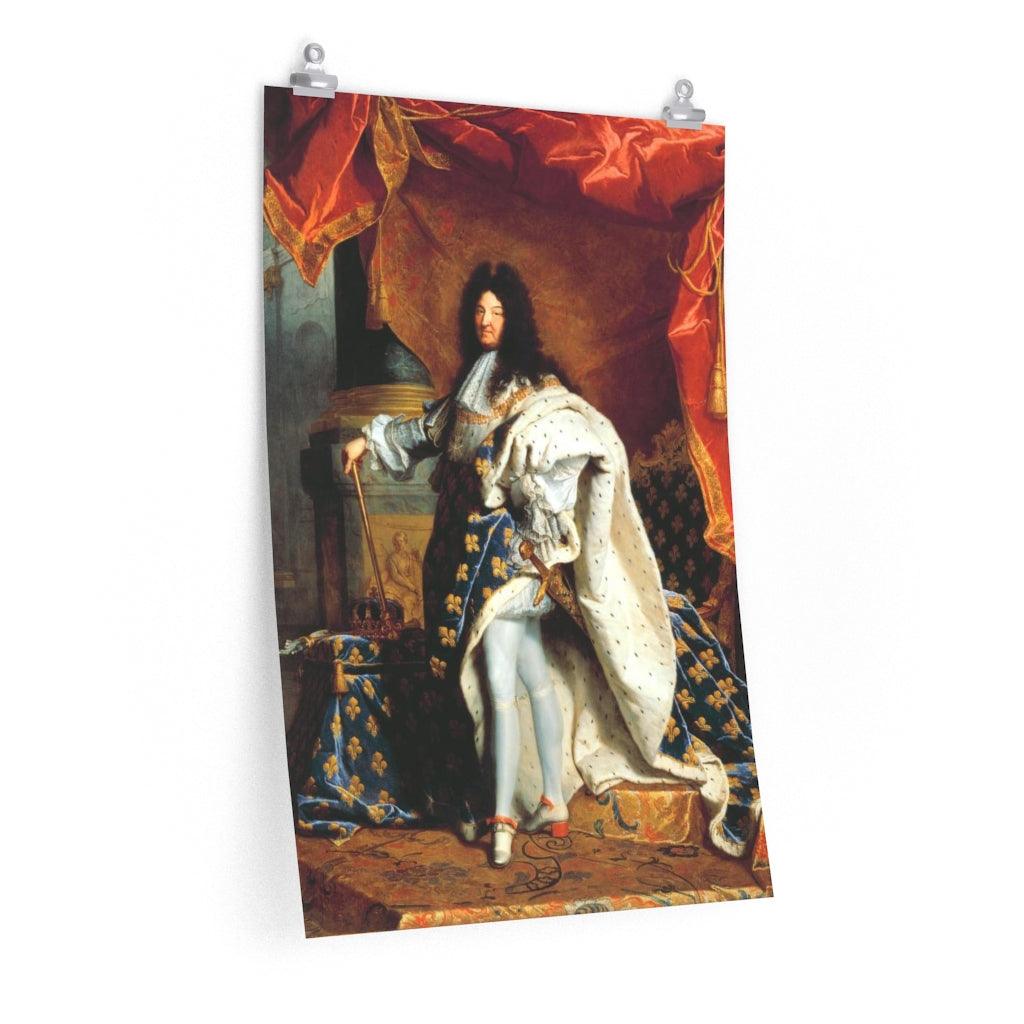 Francois Rigaud - Portrait Of Louis XIV Of France Print Poster - Art Unlimited