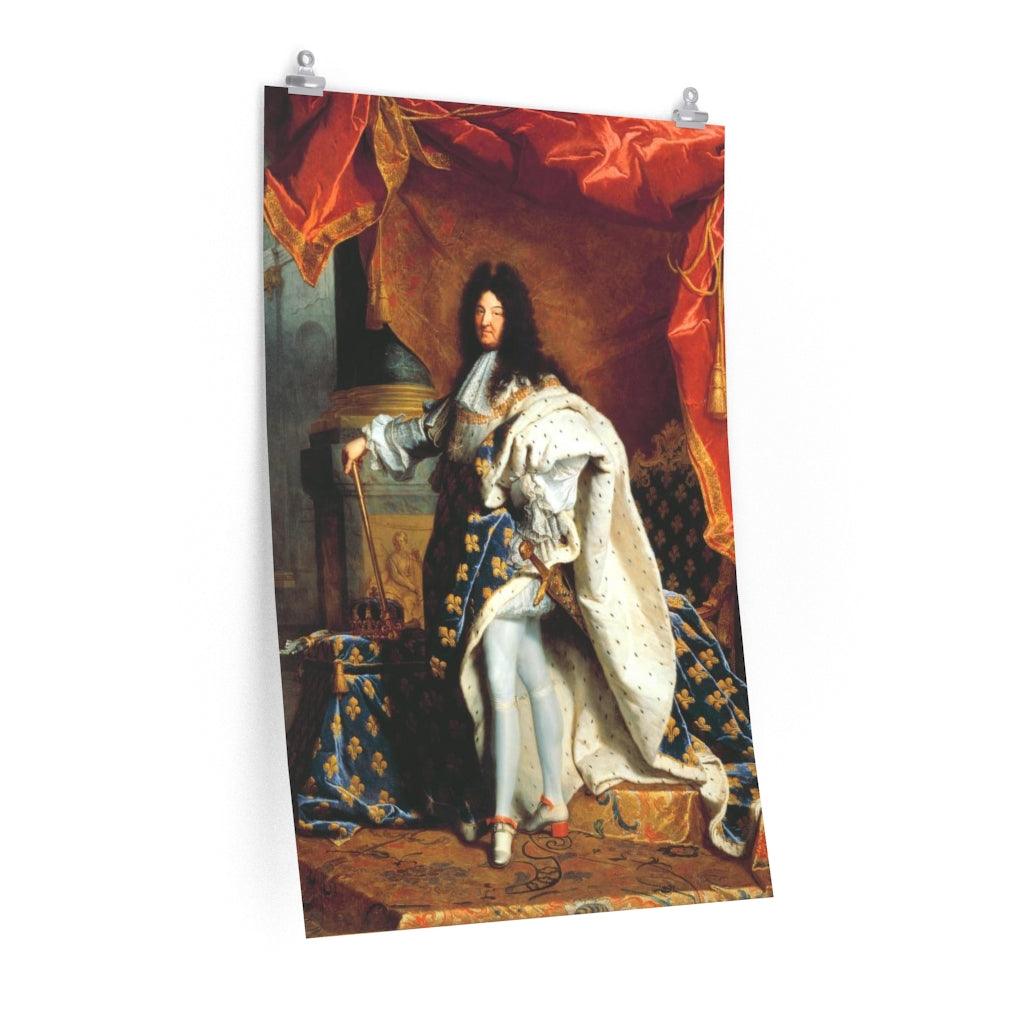 Francois Rigaud - Portrait Of Louis XIV Of France Print Poster - Art Unlimited