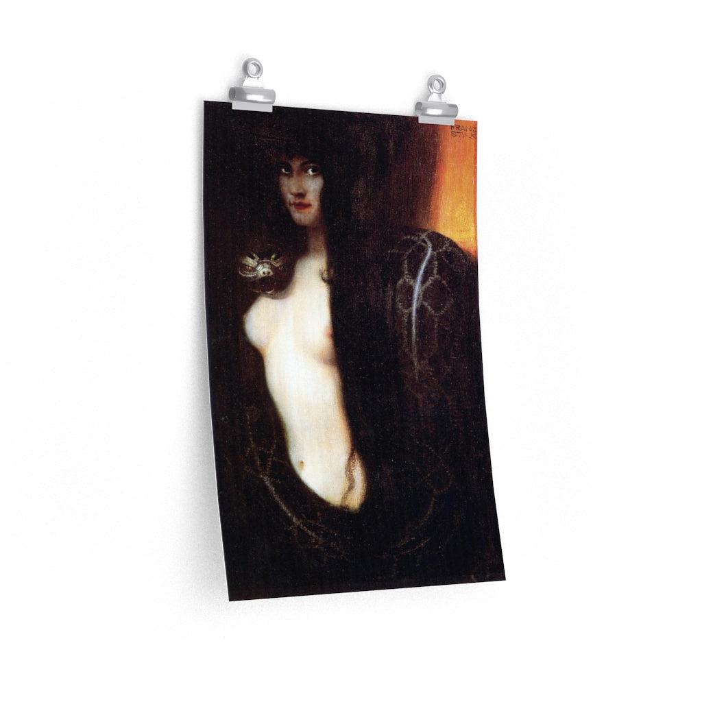 Franz Von Stuck - The Sin Print Poster - Art Unlimited