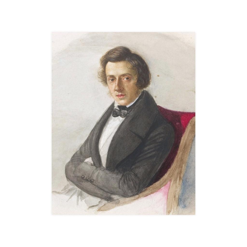 Frederic Chopin Portrait Print Poster - Art Unlimited