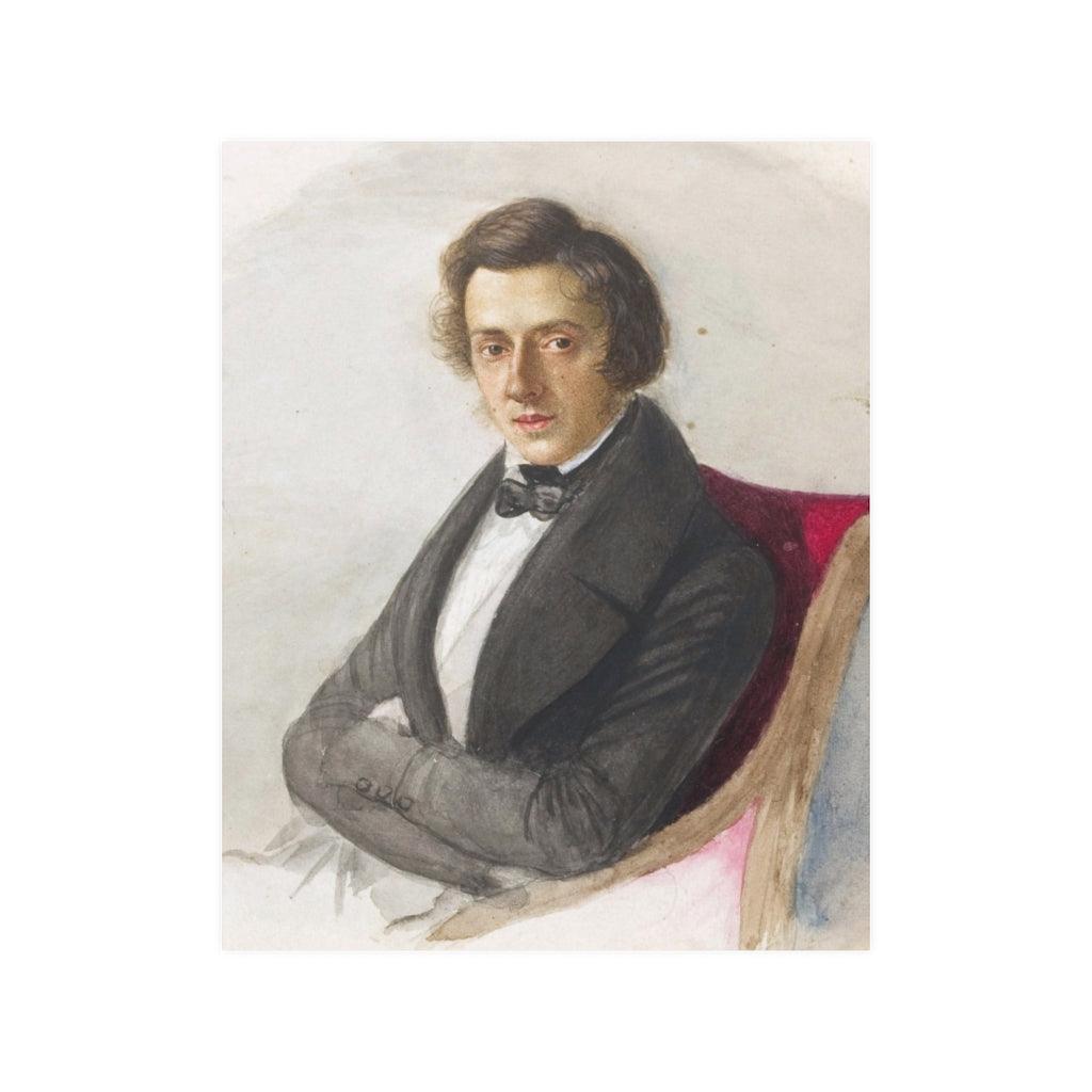 Frederic Chopin Portrait Print Poster - Art Unlimited