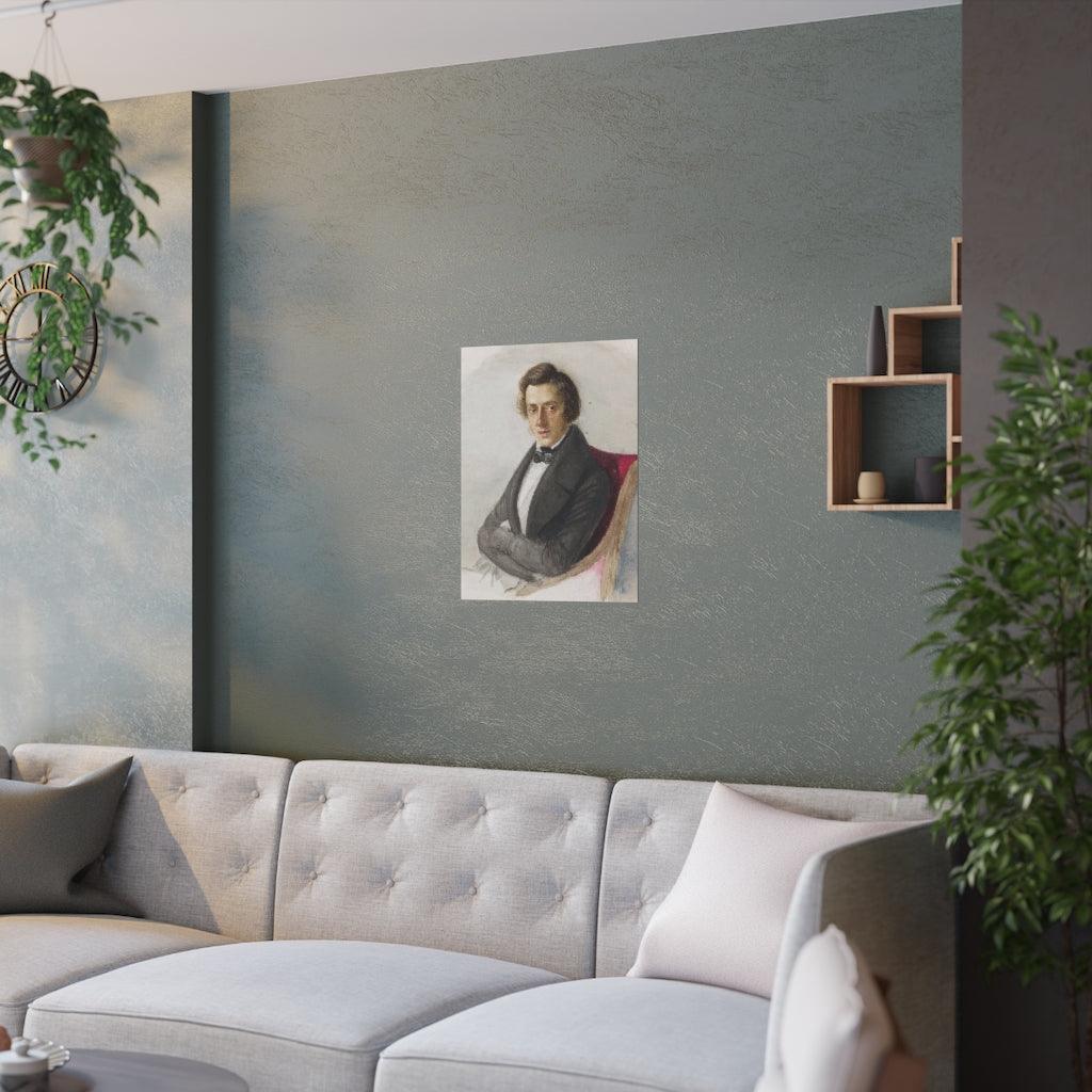 Frederic Chopin Portrait Print Poster - Art Unlimited