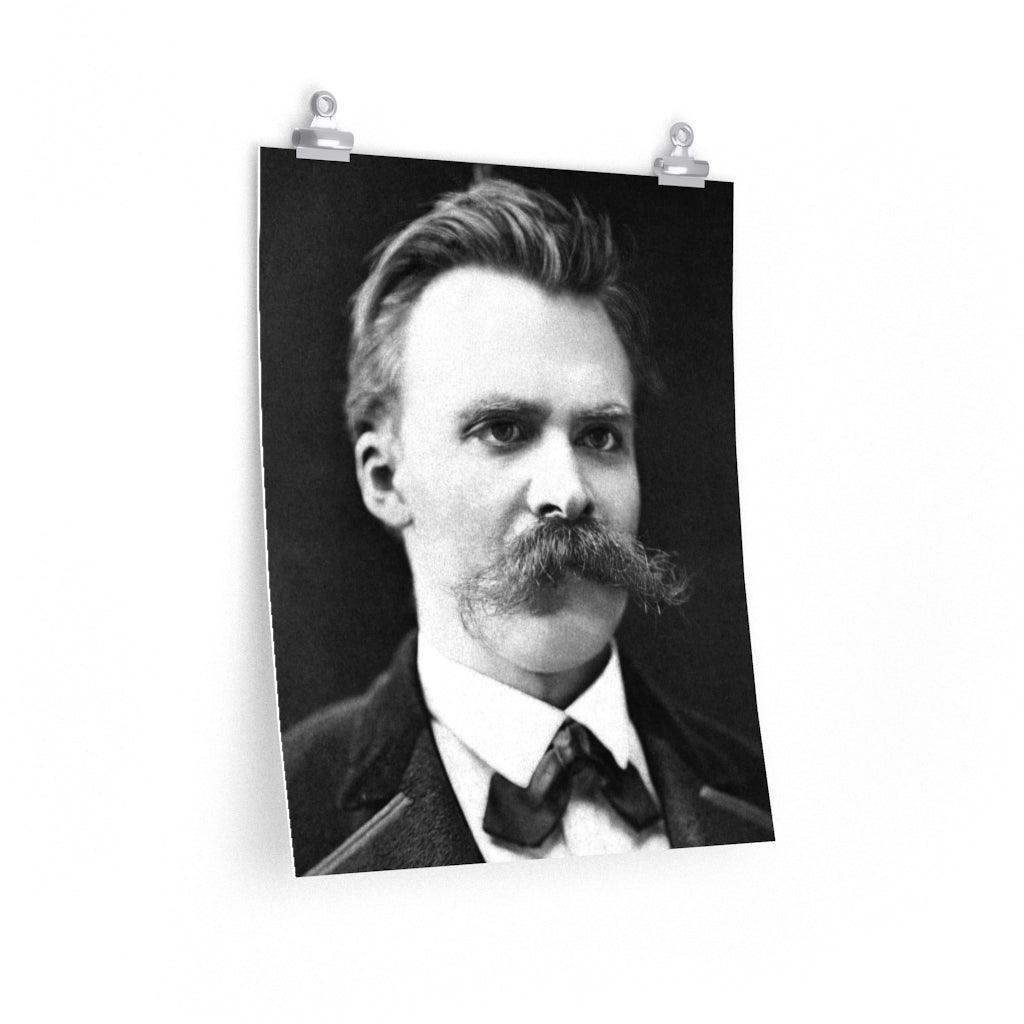 Friedrich Nietzsche Portrait Print Poster - Art Unlimited