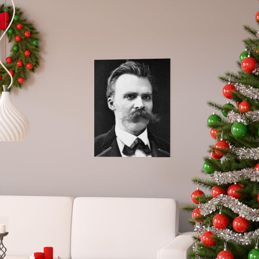 Friedrich Nietzsche Portrait Print Poster - Art Unlimited