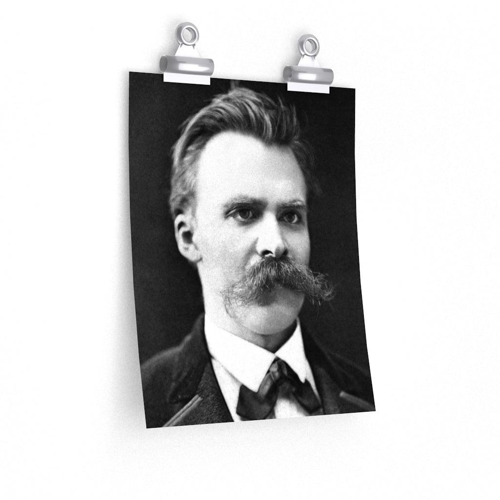 Friedrich Nietzsche Portrait Print Poster - Art Unlimited