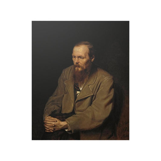 Fyodor Dostoevsky Portrait Print Poster - Art Unlimited