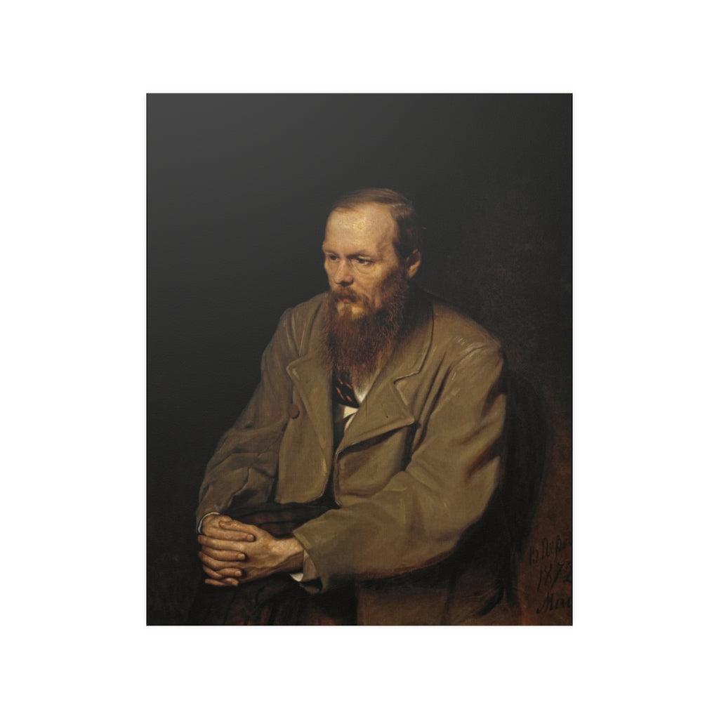 Fyodor Dostoevsky Portrait Print Poster - Art Unlimited