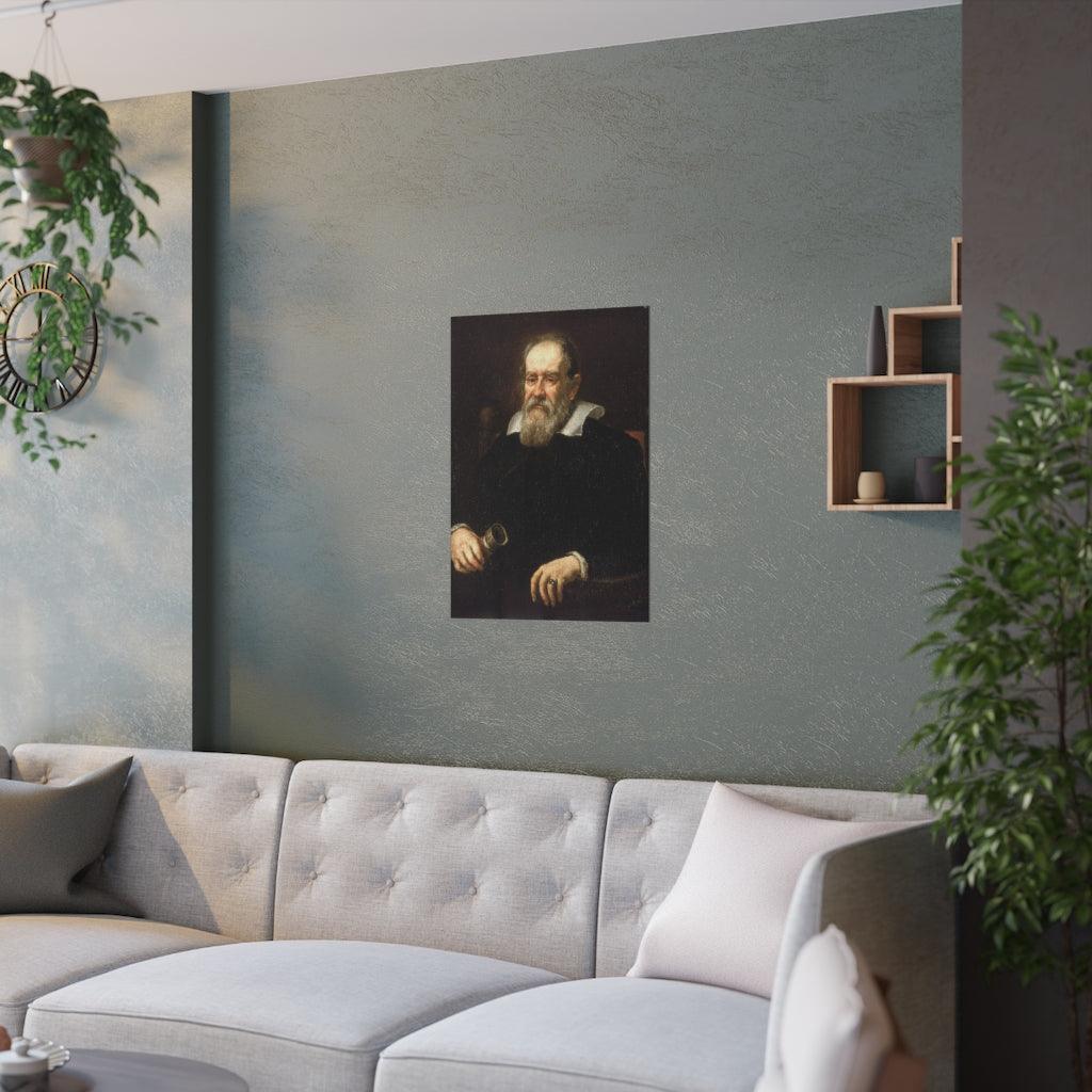 Galileo Galilei Portrait 1636 Print Poster - Art Unlimited