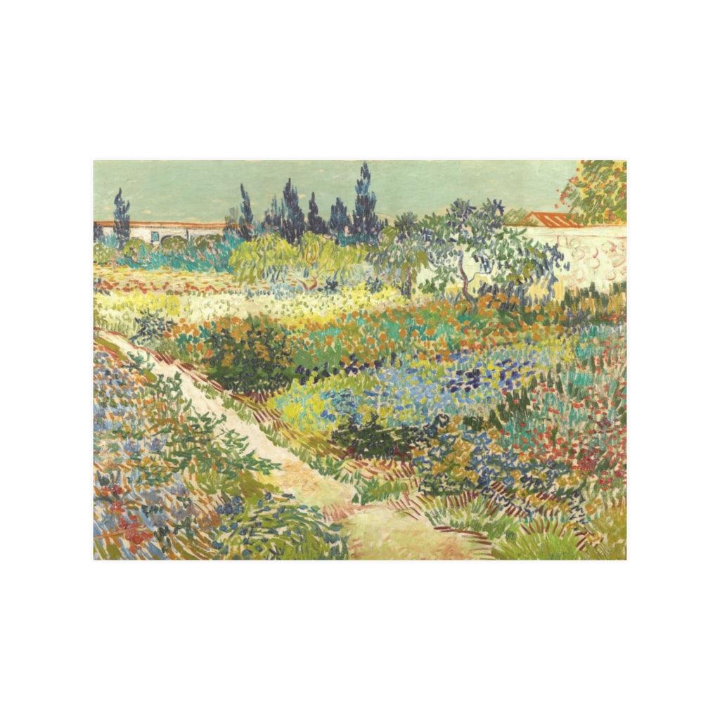 Garden At Arles Painting By Vincent Van Gogh Print Poster - Art Unlimited