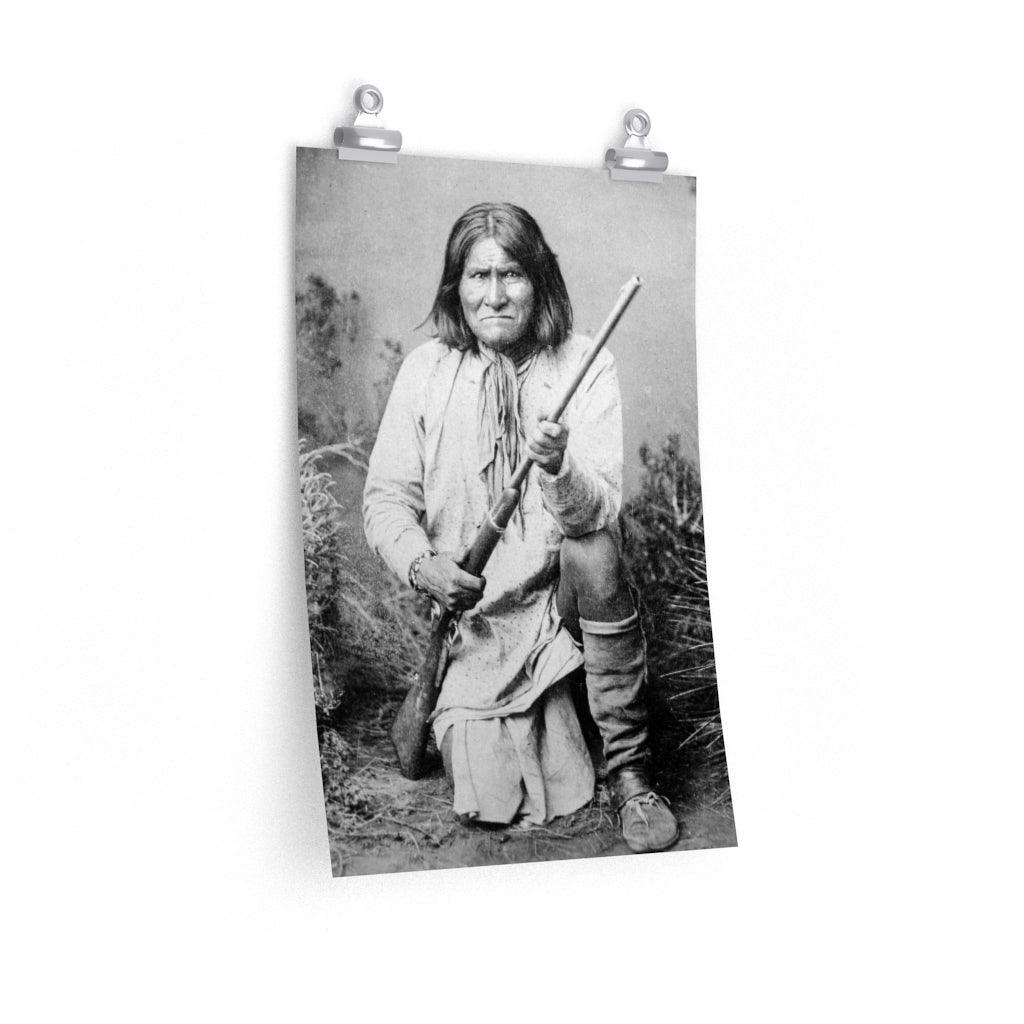 Geronimo Portrait 1886 Print Poster - Art Unlimited