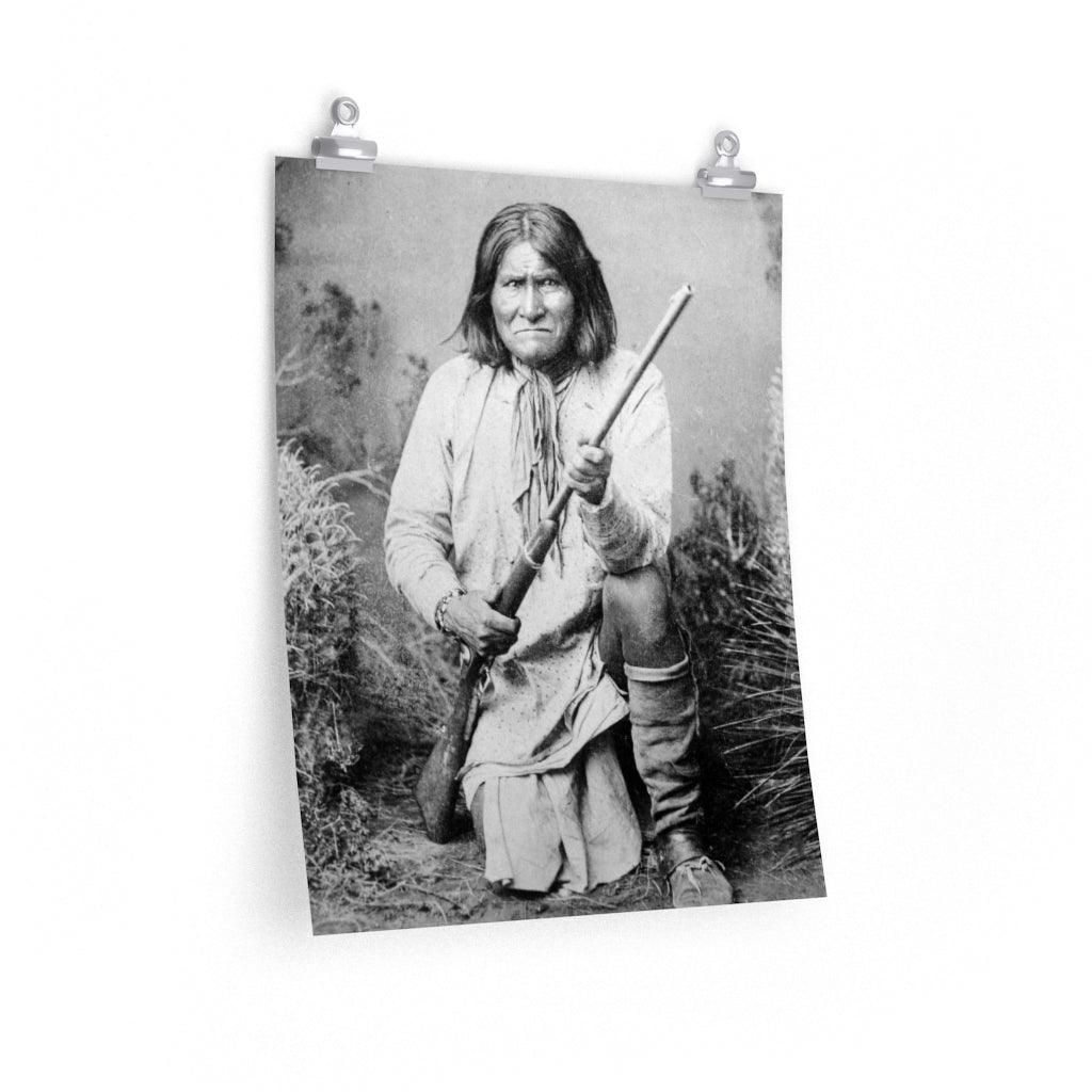 Geronimo Portrait 1886 Print Poster - Art Unlimited