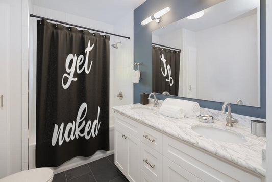 Get Naked Shower Curtain - Art Unlimited