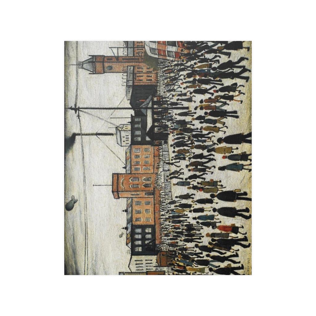 Going To Work L.S Lowry Print Poster - Art Unlimited