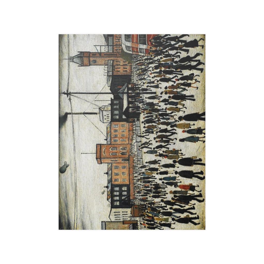 Going To Work L.S Lowry Print Poster - Art Unlimited