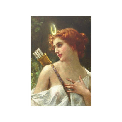 Guillaume Seignac - Diana the Huntress - Pagan Print Poster - Art Unlimited